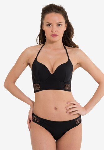 LingaDore T-Shirt Bikini 'Wander' in Schwarz: predná strana