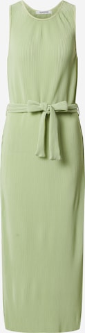 GLAMOROUS Dress 'PISTACHIO PLISSE' in Green: front