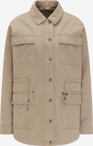 DREIMASTER Between-Season Jacket in Brown: front