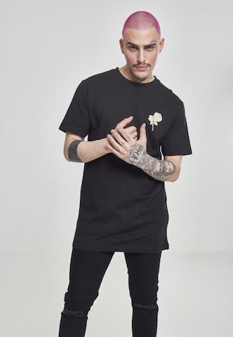 MT Men Shirt 'Wasted Youth' in Zwart: voorkant
