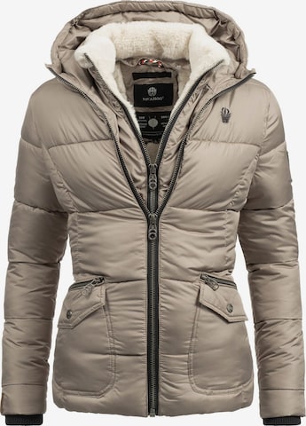 NAVAHOO Winter jacket 'Megan' in Beige: front