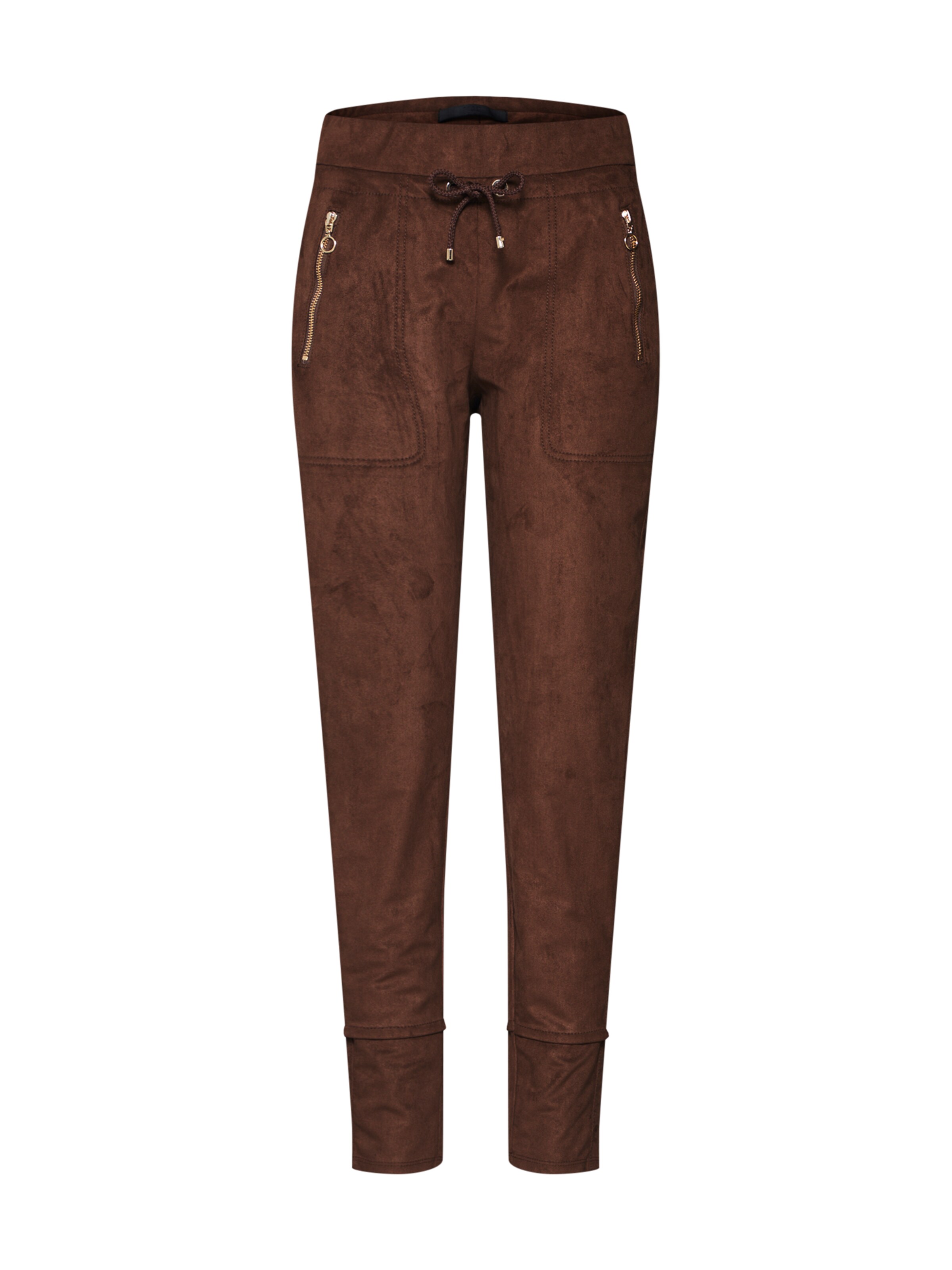MAC - Broek 'EASY active' in de kleur Bruin
