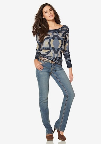 ARIZONA Regular Gerade Jeans in Blau