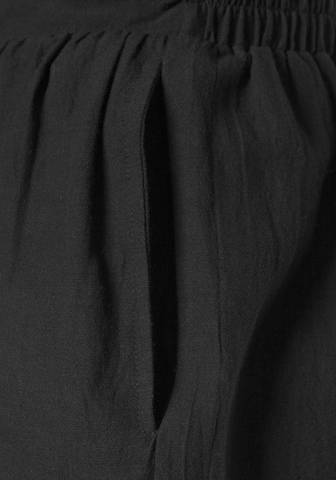 LASCANA Loosefit Kalhoty – černá