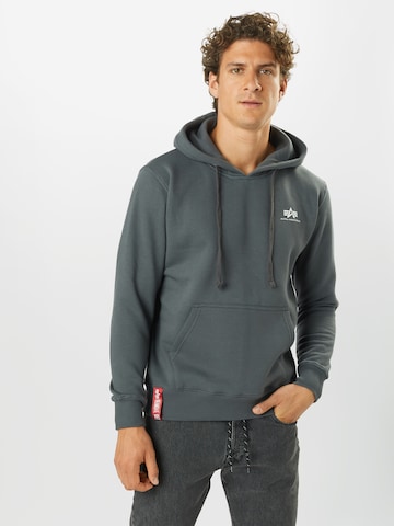 ALPHA INDUSTRIES Regular Fit Sweatshirt i grå: forside