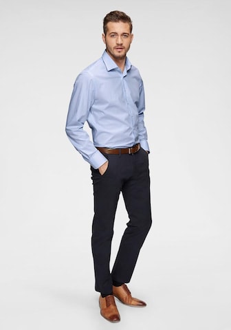 bugatti Regularen Chino hlače | modra barva