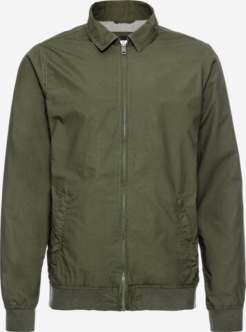 Urban Classics Between-Season Jacket in Green: front