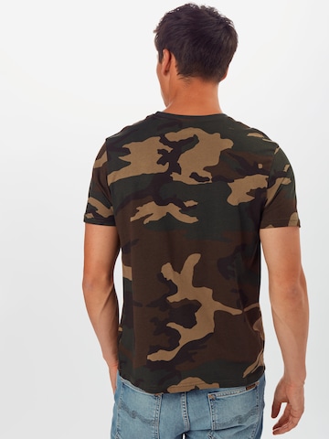 ALPHA INDUSTRIES - Camiseta en marrón