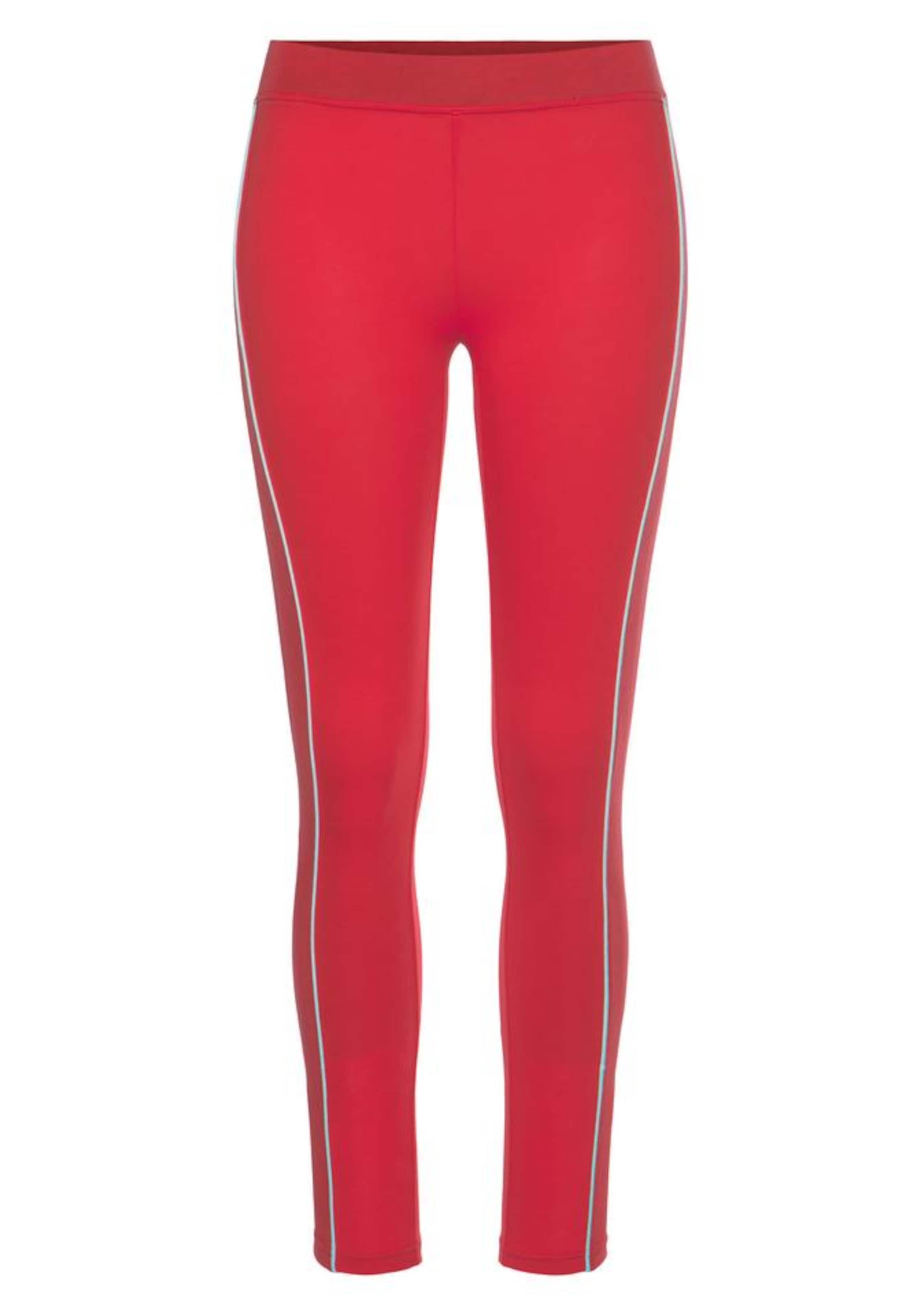 H.I.S Skinny Legíny – červená: přední strana