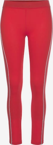 H.I.S Skinny Leggings in Red: front