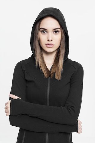 Urban Classics Sweat jacket in Black