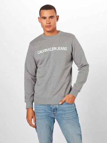 Sweat-shirt Calvin Klein Jeans en gris