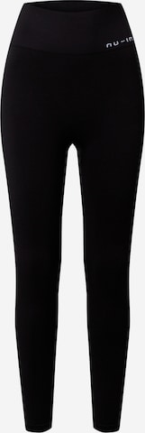 Skinny Leggings de la NU-IN pe negru: față