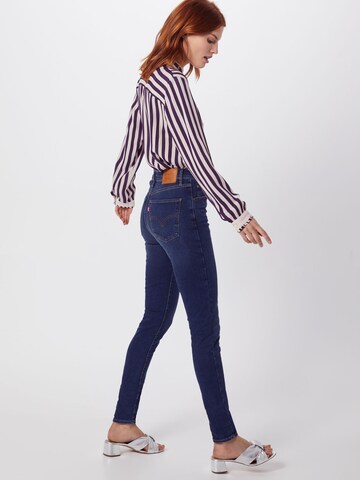 LEVI'S ® Skinny Jeans 'MILE HIGH' i blå: baksida