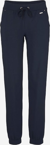 LASCANA Tapered Pants in Blue: front