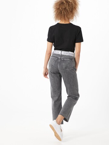 pilka Calvin Klein Jeans Standartinis Džinsai