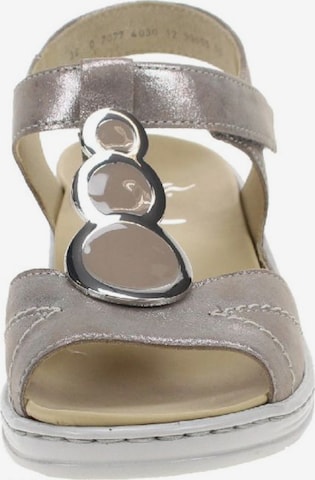 ARA Strap Sandals in Silver