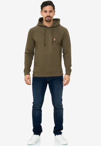 INDICODE JEANS Sweatshirt 'Litcham' in Groen