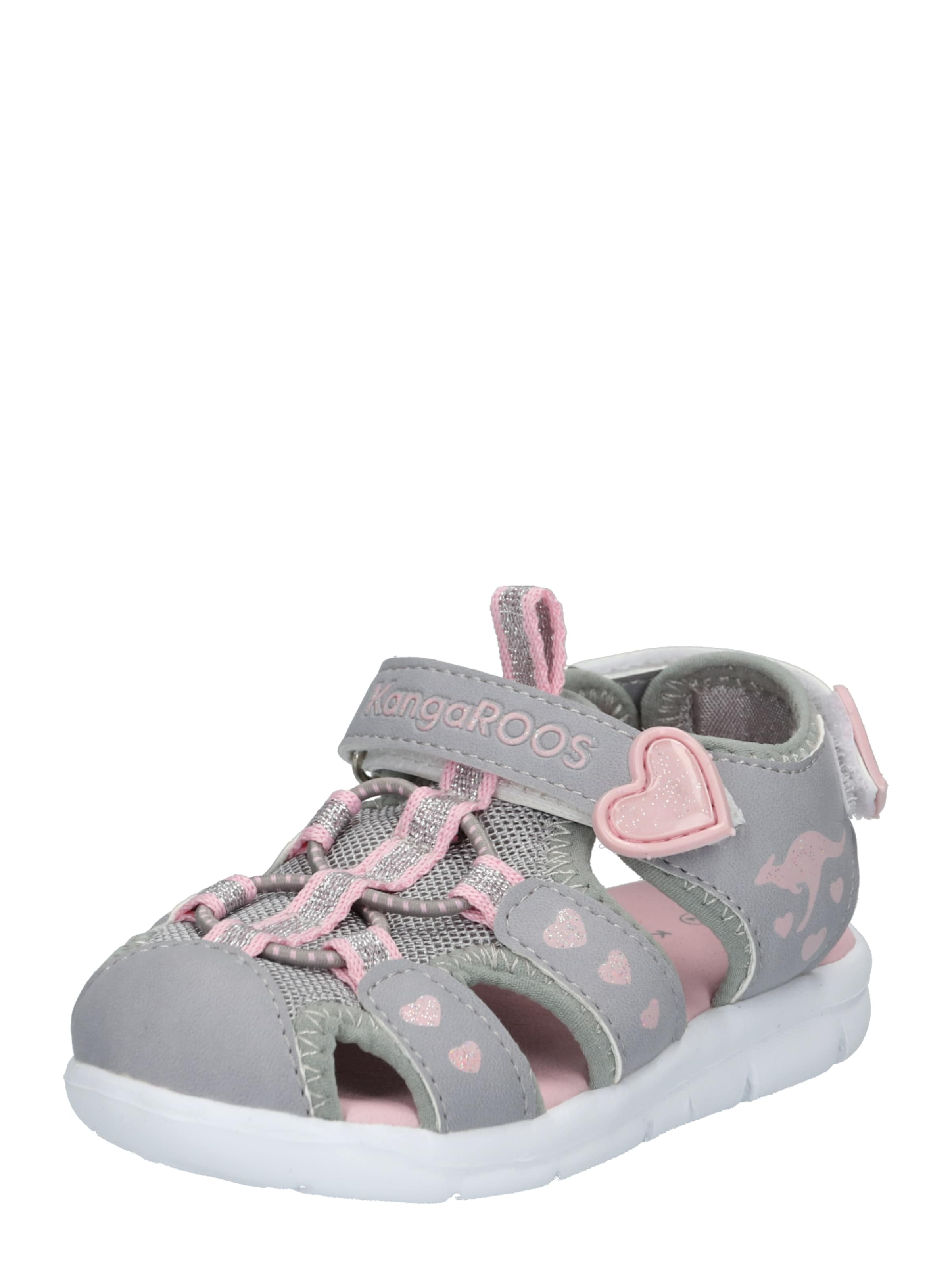KangaROOS Odprti čevlji | siva barva: sprednja stran