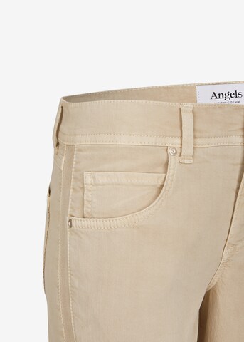 Angels Ankle-Jeans ,Ornella Fancy Galon' in angesagten Trendfarben in Beige