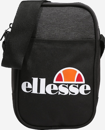 ELLESSE Чанта за през рамо тип преметка в черно: отпред