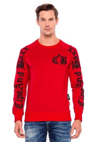 CIPO & BAXX Sweatshirt in Rood
