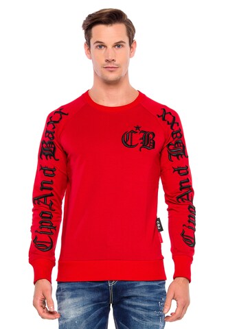 CIPO & BAXX Sweatshirt in Rot