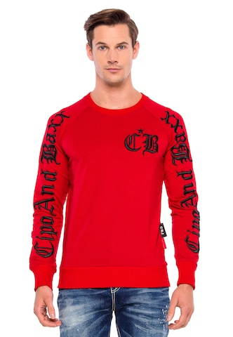 CIPO & BAXX Sweatshirt in Rood