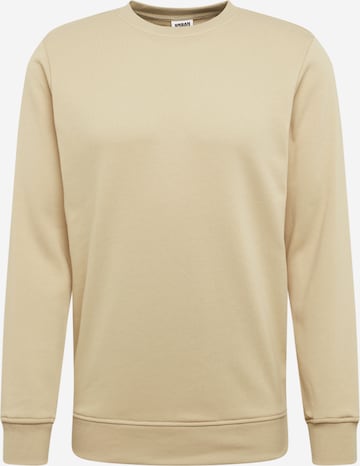 Urban Classics Sweatshirt in Beige: voorkant