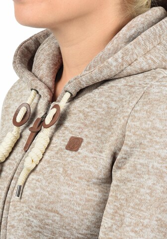 DESIRES Sweatjacke 'Thory' in Beige