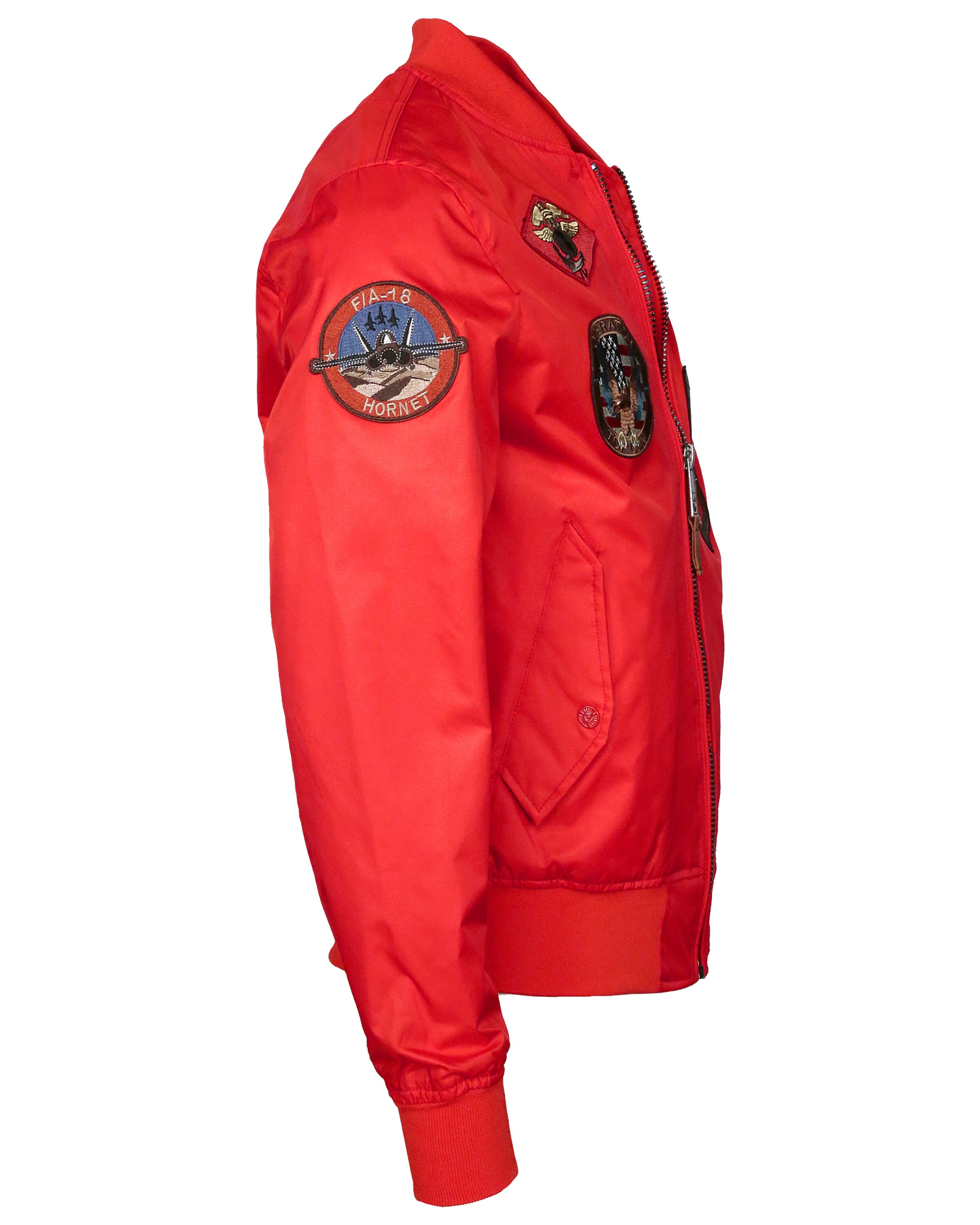 TOP GUN Between-season jacket ' Beast ' in Red
