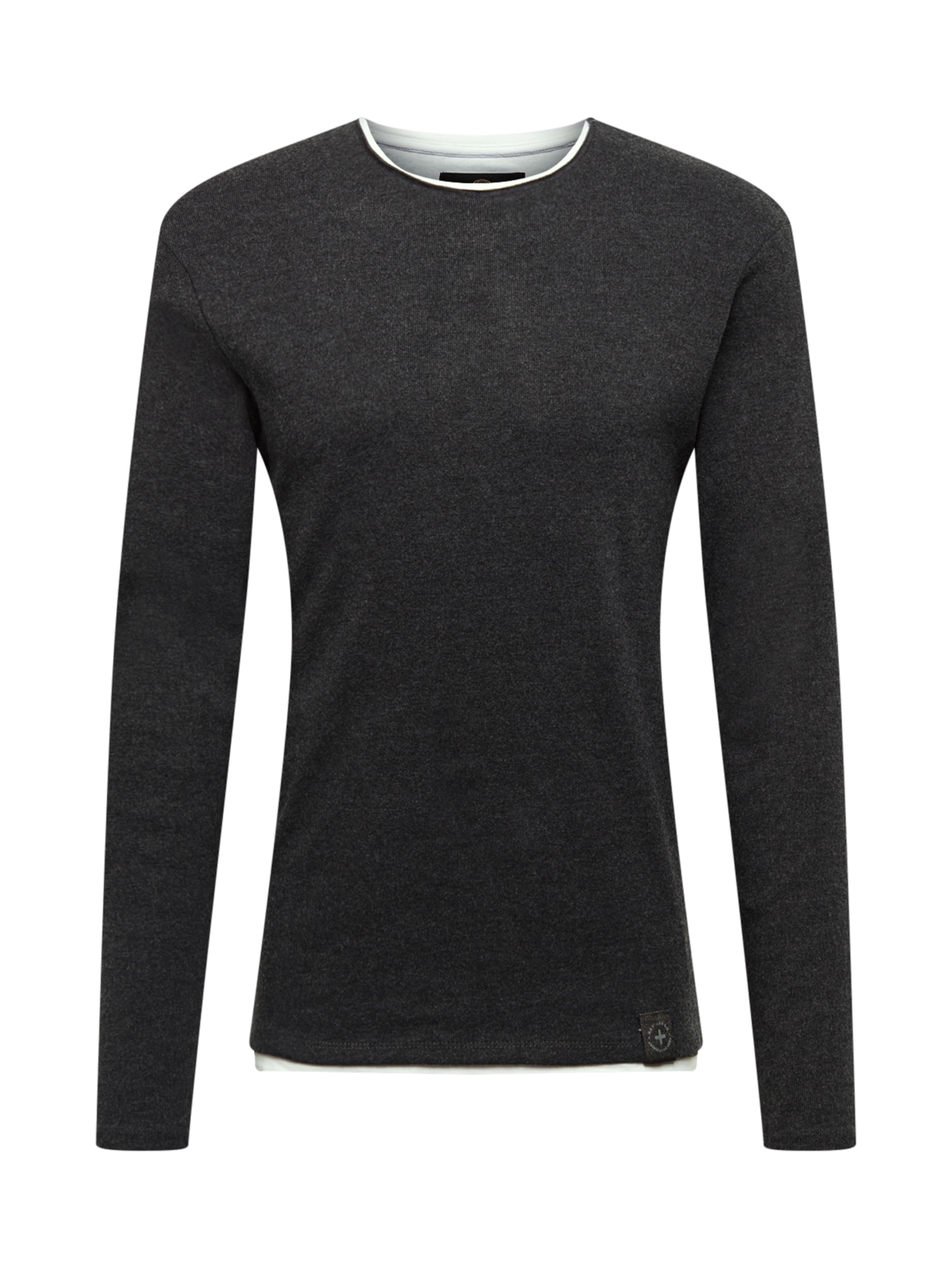 Key Largo Regular Fit Pullover 'SARASOTA' in Grau: Vorderseite