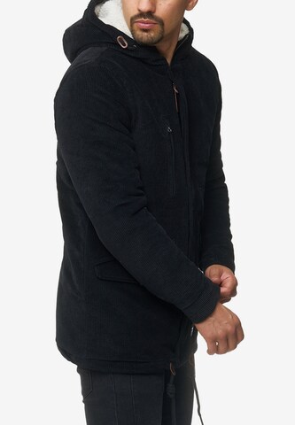 INDICODE JEANS Winter Parka ' Dudley ' in Black