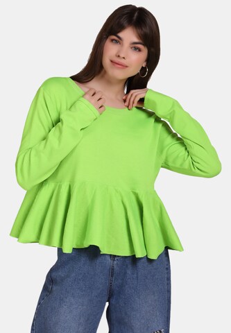 Pull-over MYMO en vert : devant