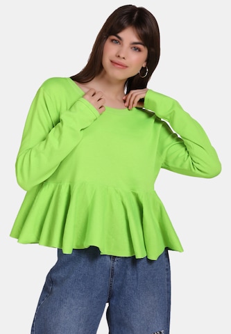 Pull-over MYMO en vert : devant