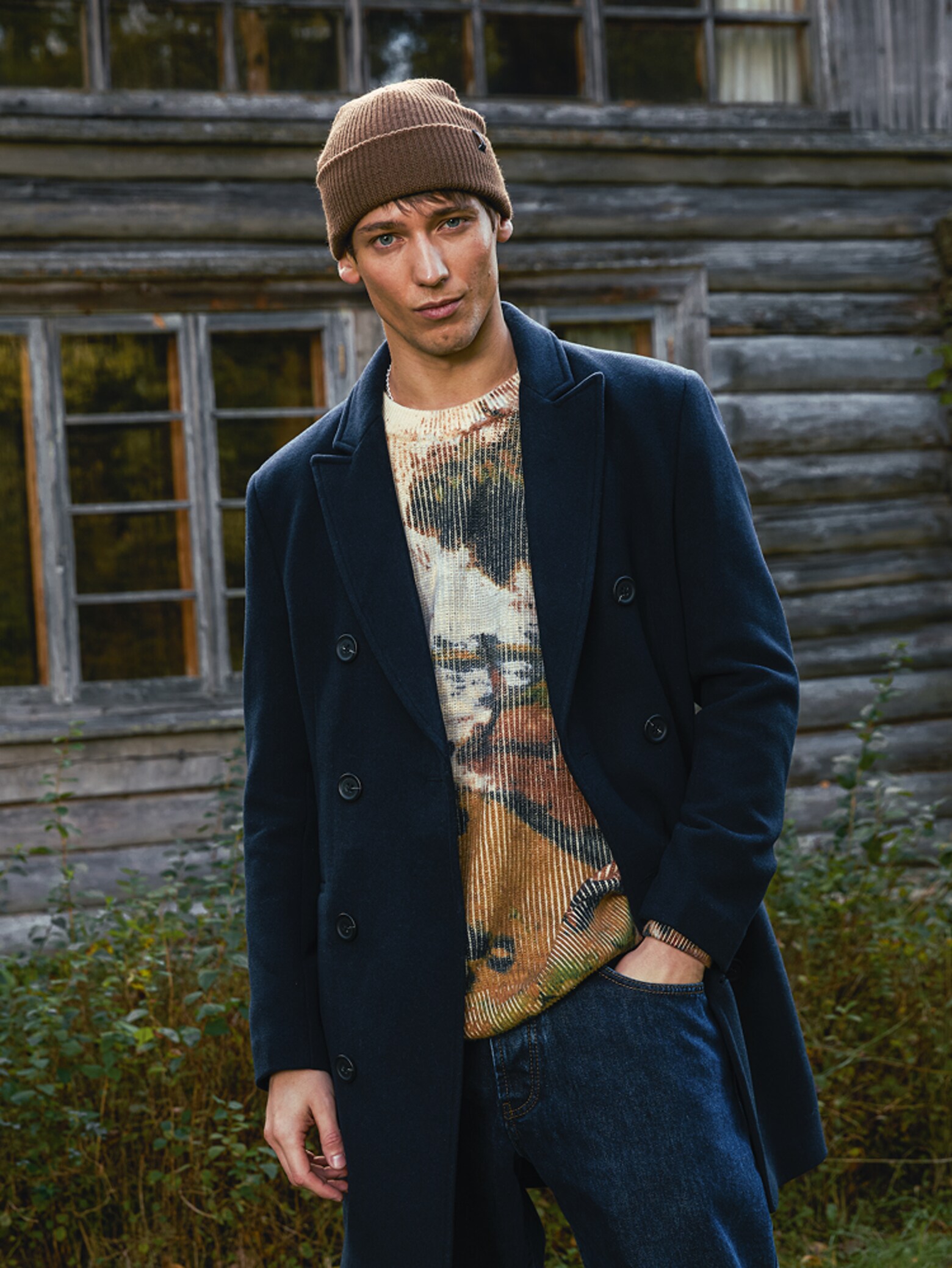 Christopher - Coat And Pullover Stylish Look