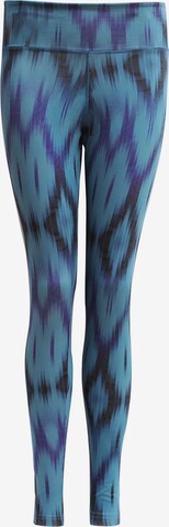 YOGISTAR.COM Skinny Workout Pants in Blue: front