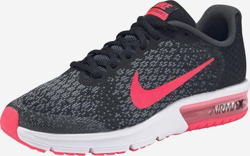 NIKE Sportschoen 'Air Max Sequent 2 (GS)' in Zwart: voorkant