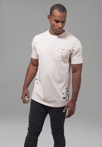 T-Shirt Urban Classics en rose : devant