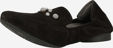 THINK! Ballet Flats in Black: front