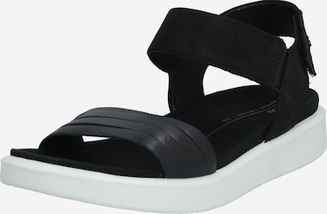 ECCO Sandals in Black: front