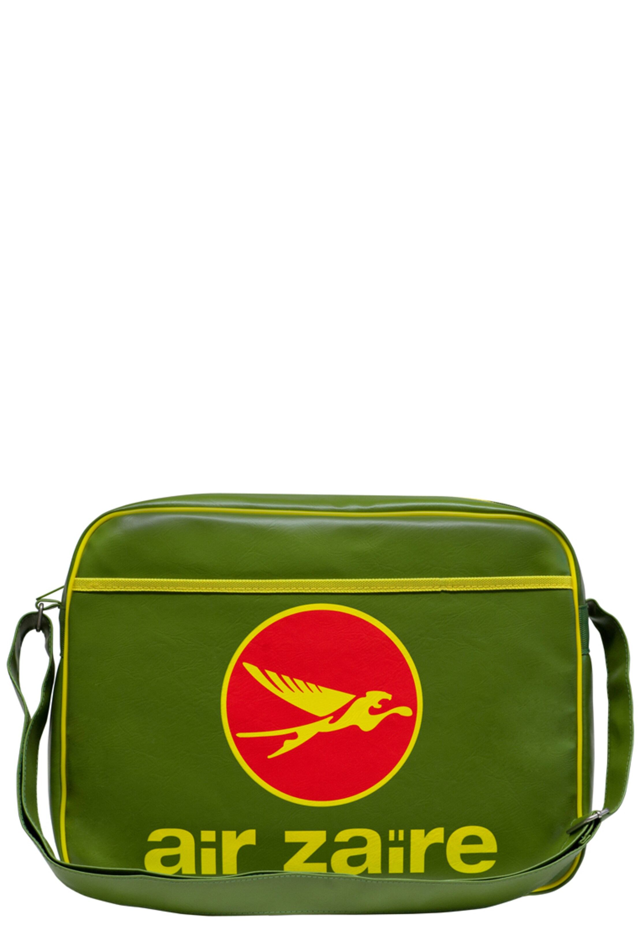 LOGOSHIRT Schoudertas 'Air Zaire' in Groen: voorkant