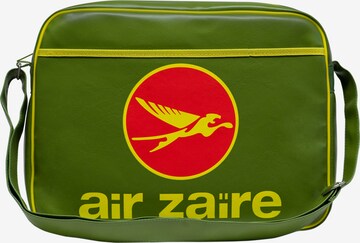 LOGOSHIRT Schoudertas 'Air Zaire' in Groen: voorkant