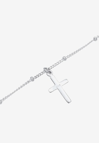 ELLI Ketting 'Kreuz' in Zilver