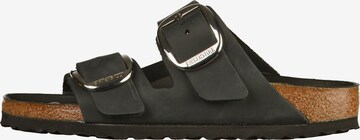 BIRKENSTOCK Muiltjes 'Arizona Big Buckle' in Zwart