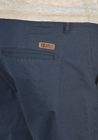 !Solid - Regular Calças chino 'Thement' em azul
