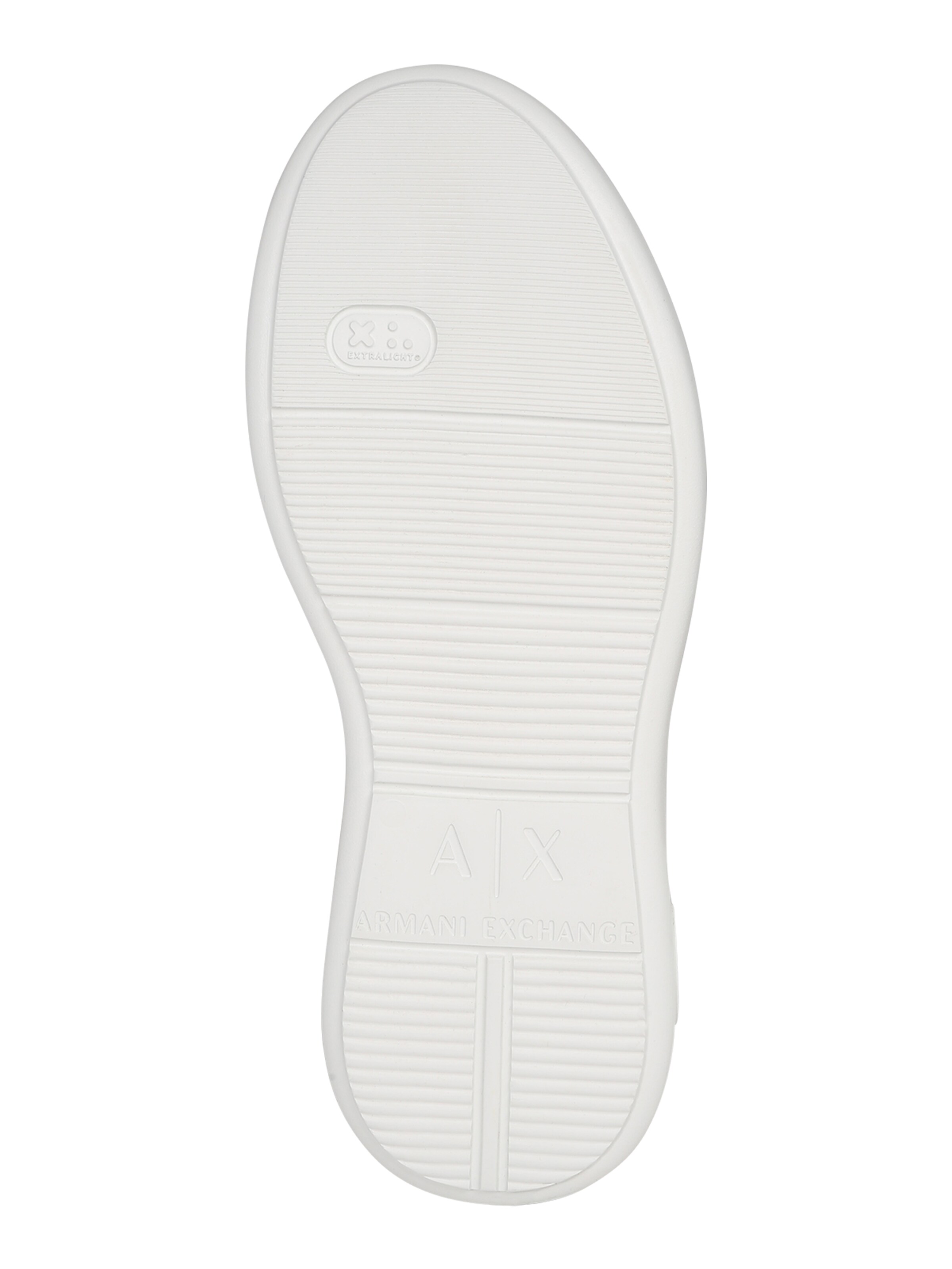 ARMANI EXCHANGE Platform trainers in White