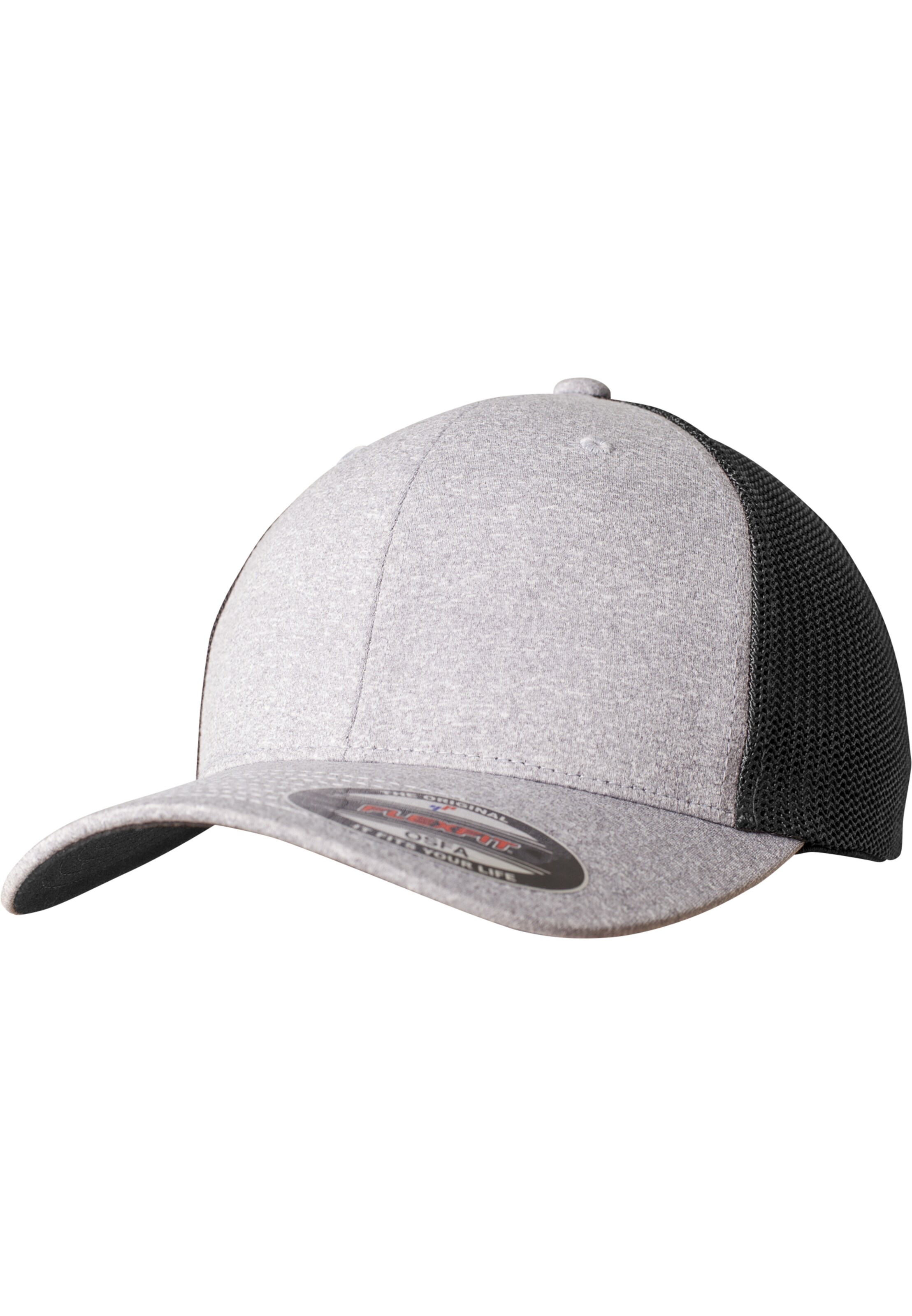 Casquette Flexfit en gris : devant