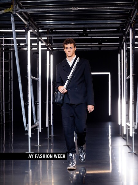 The AY FASHION WEEK Menswear - Black Jacket Look by GMK