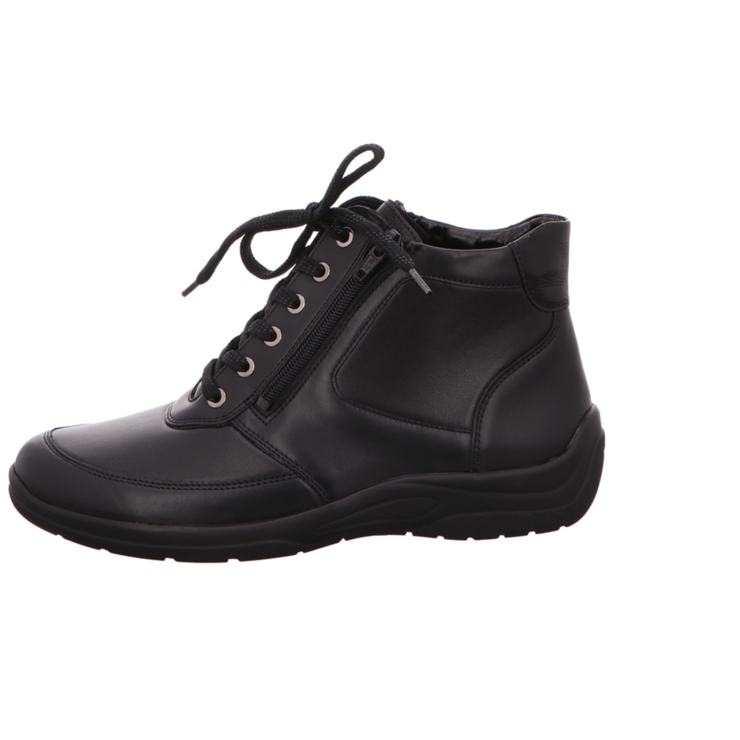 WALDLÄUFER Veterlaarsjes 'Hesna' in Zwart